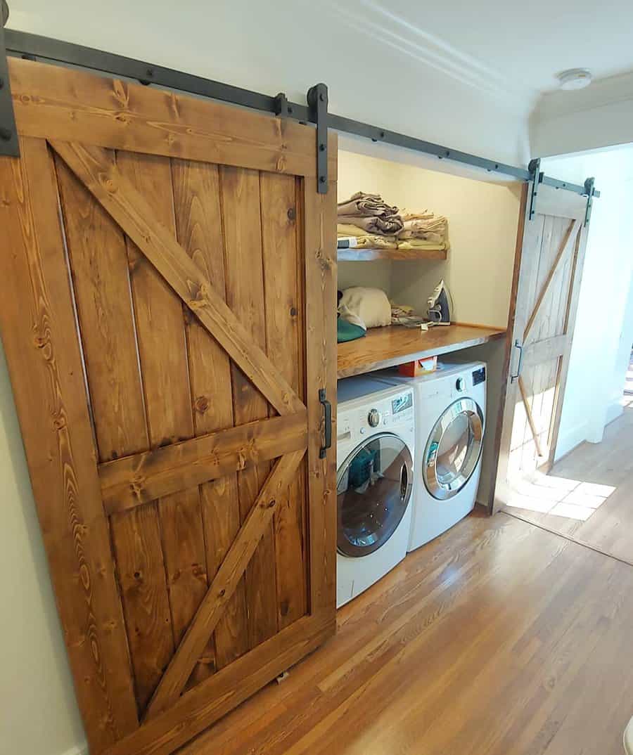 Laundry Room Barn Door Ideas Homeworks Construction