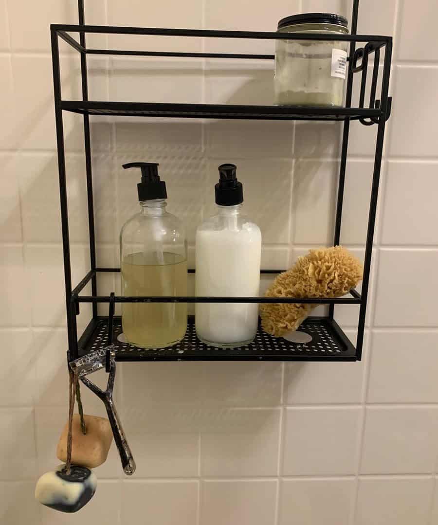 Metal Shower Storage Ideas Aintwasted