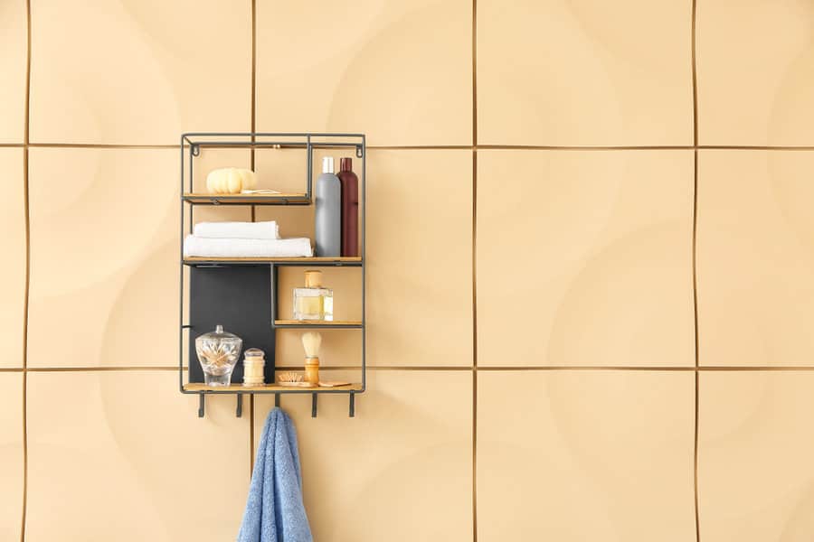 Metal Shower Storage Ideas