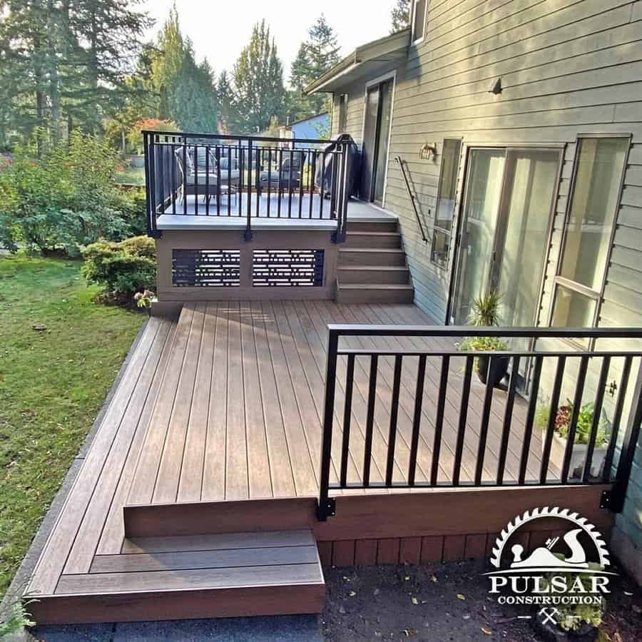 Patio Backyard Deck Ideas Pulsar Construction