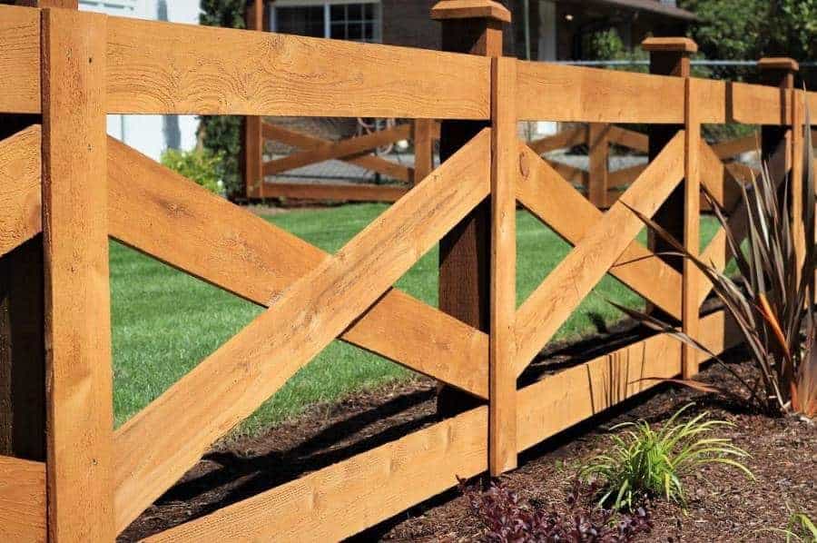 Ranch Country Wood Fence Ideas