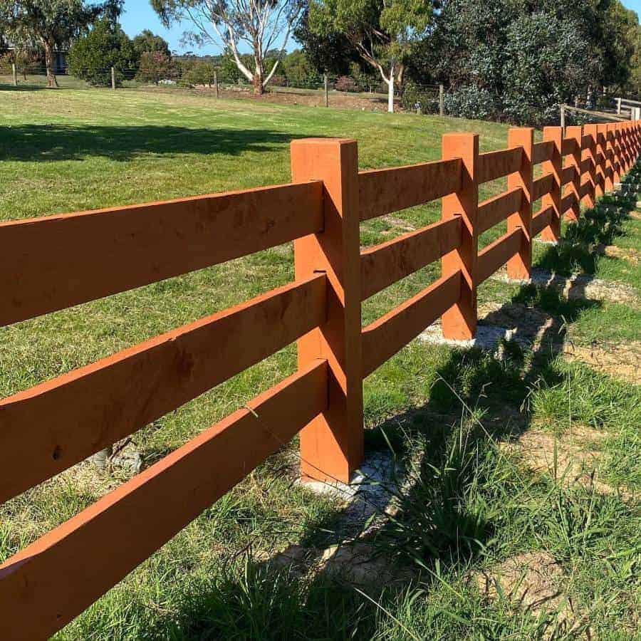 Ranch Country Wood Fence Ideas