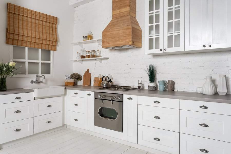 Shaker Cabinet Kitchen Cabinets Ideas Shutterstock Brizmaker