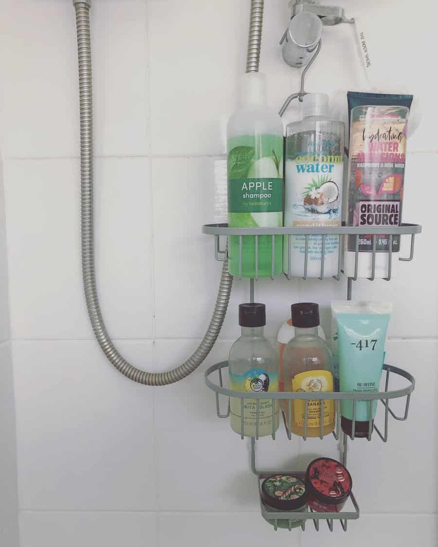 Shower Caddy Shower Storage Ideas Littlemisshomelife