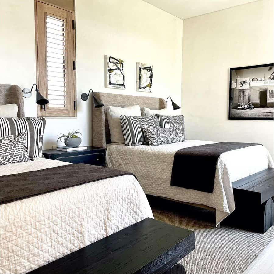 Teens Black And White Bedroom Ideas Nicolepotterinteriors