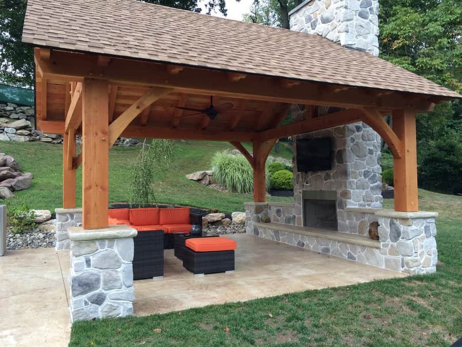 Timber Frame Covered Patio Ideas Midatlantictimber