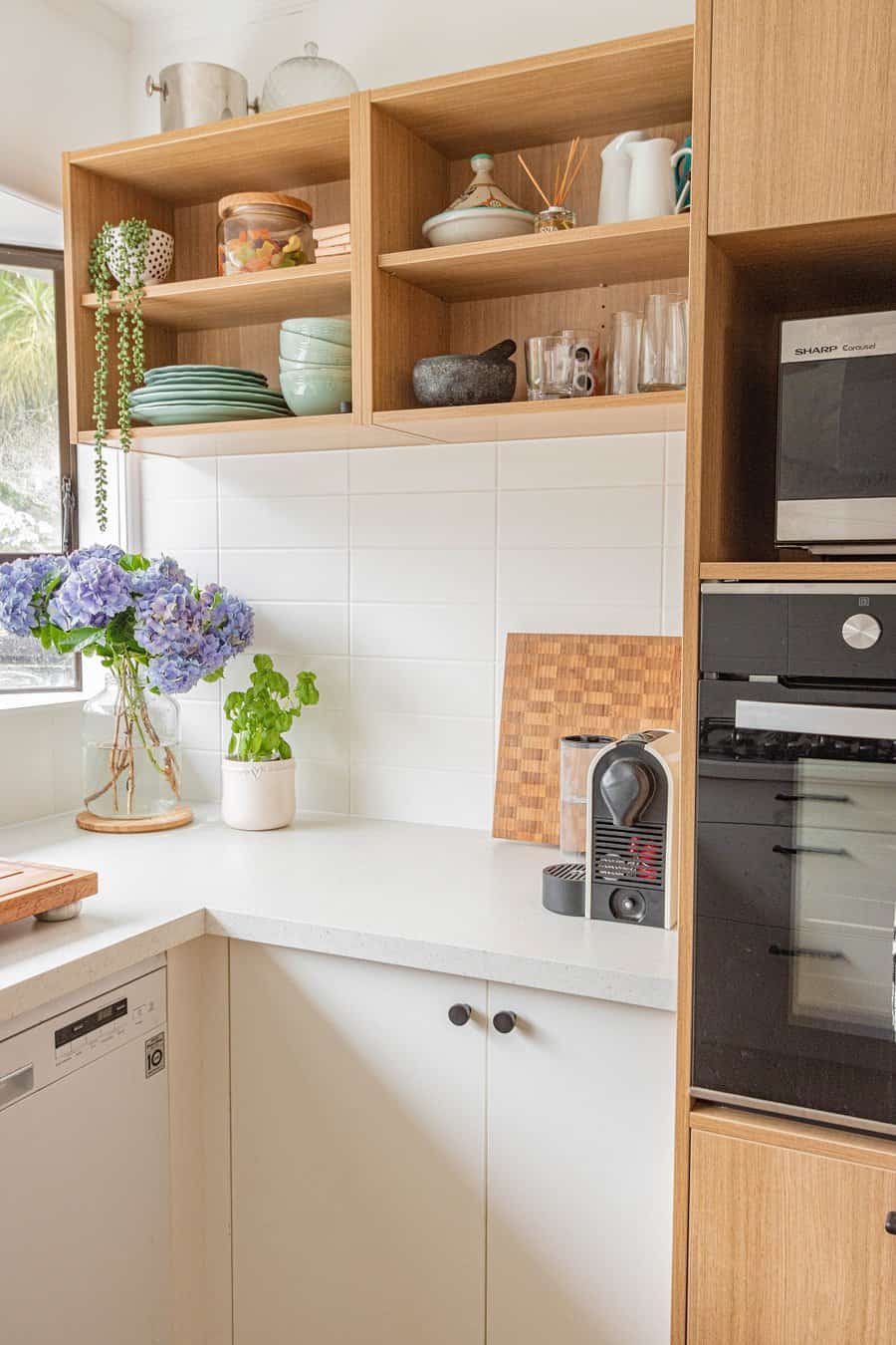 White And Wood Kitchen Cabinets Ideas Unsplash Callum Hill