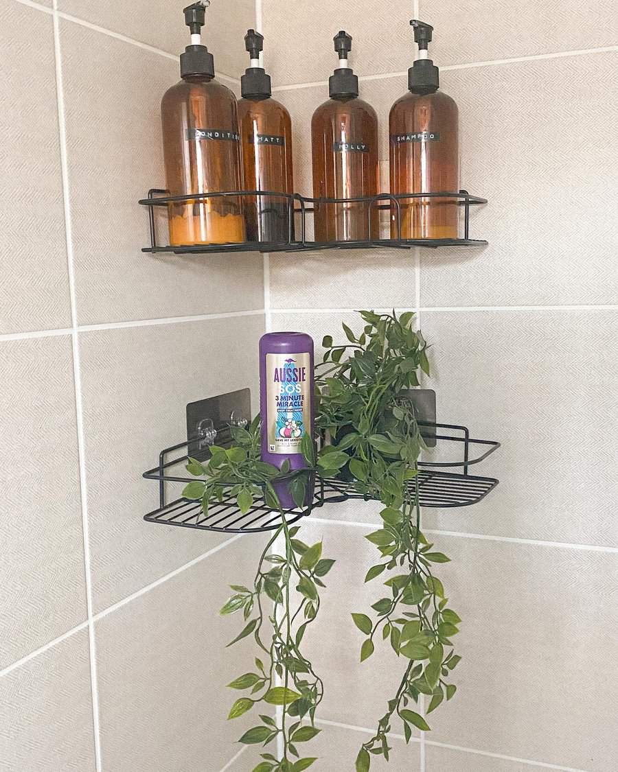 Wire Rack Shower Storage Ideas Home With Hol