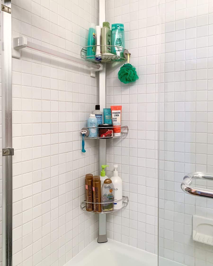 Wire Rack Shower Storage Ideas Tldboston