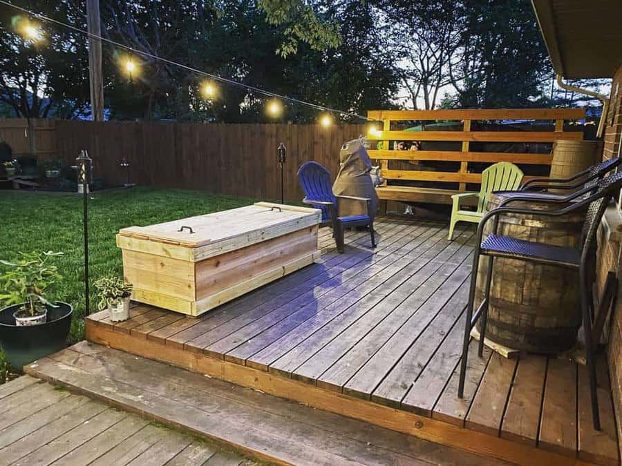 Backyard Patio Deck Ideas Lauralovesbooksandcats