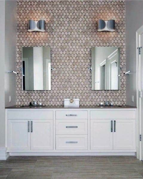 Excellent Interior Ideas Bathroom Vanity Painted White