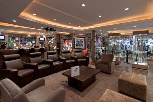 Sports Fan Man Cave Ideas